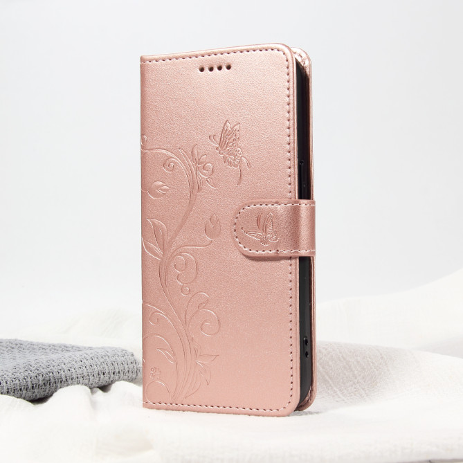 Housse Samsung Galaxy A37 Fleurs Portefeuille Support Dragonne