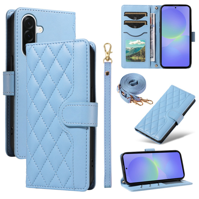 Housse Samsung Galaxy A37 Losange Portefeuille Dragonne ALBA
