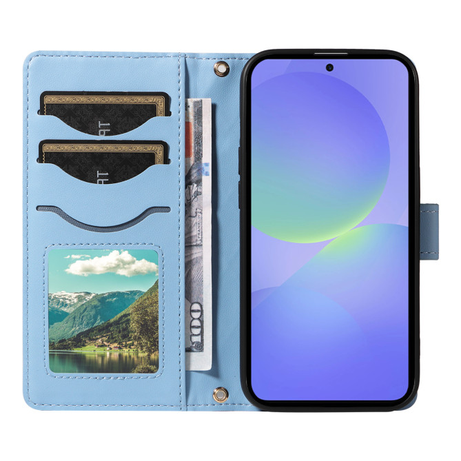 Housse Samsung Galaxy A37 Losange Portefeuille Dragonne ALBA