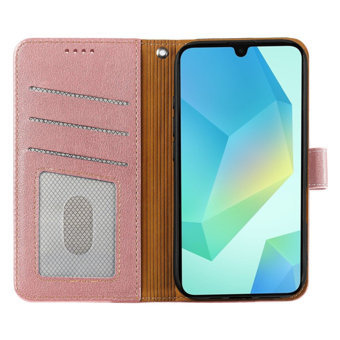 Housse Samsung Galaxy A37 Portefeuille RFID Litchi