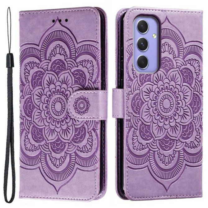 Housse Samsung Galaxy A37 Mandala Portefeuille Dragonne