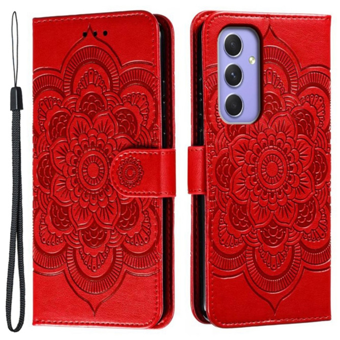 Housse Samsung Galaxy A37 Mandala Portefeuille Dragonne