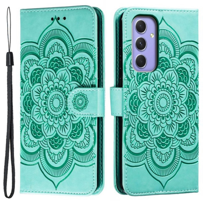 Housse Samsung Galaxy A37 Mandala Portefeuille Dragonne