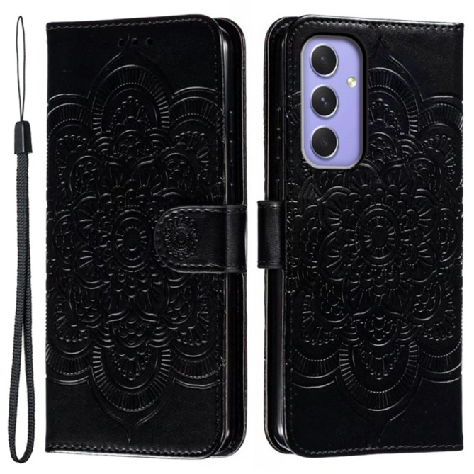 Housse Samsung Galaxy A37 Mandala Portefeuille Dragonne