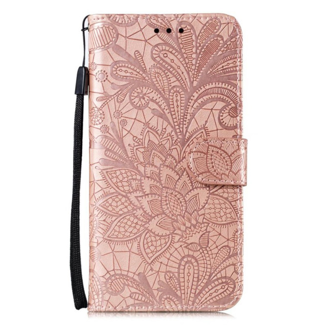 Housse Samsung Galaxy A37 Dentelle Fleurie Portefeuille