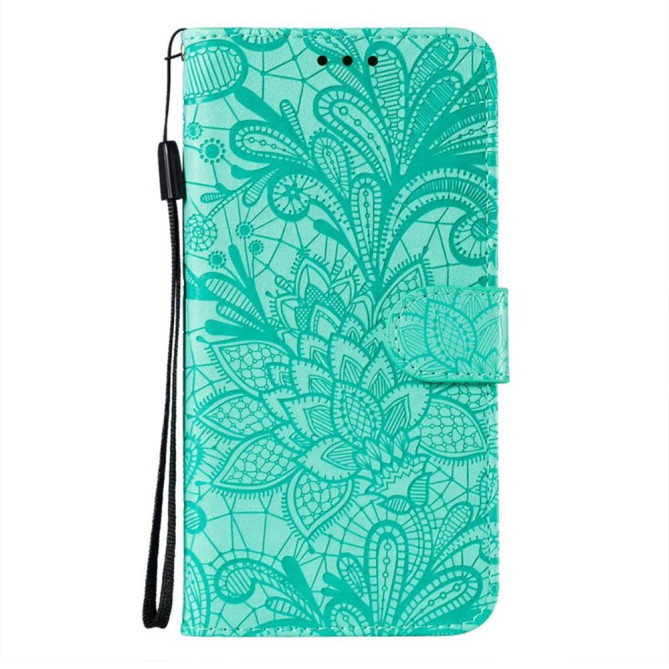 Housse Samsung Galaxy A37 Dentelle Fleurie Portefeuille
