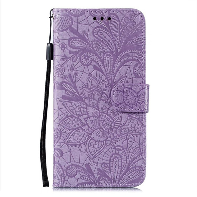 Housse Samsung Galaxy A37 Dentelle Fleurie Portefeuille