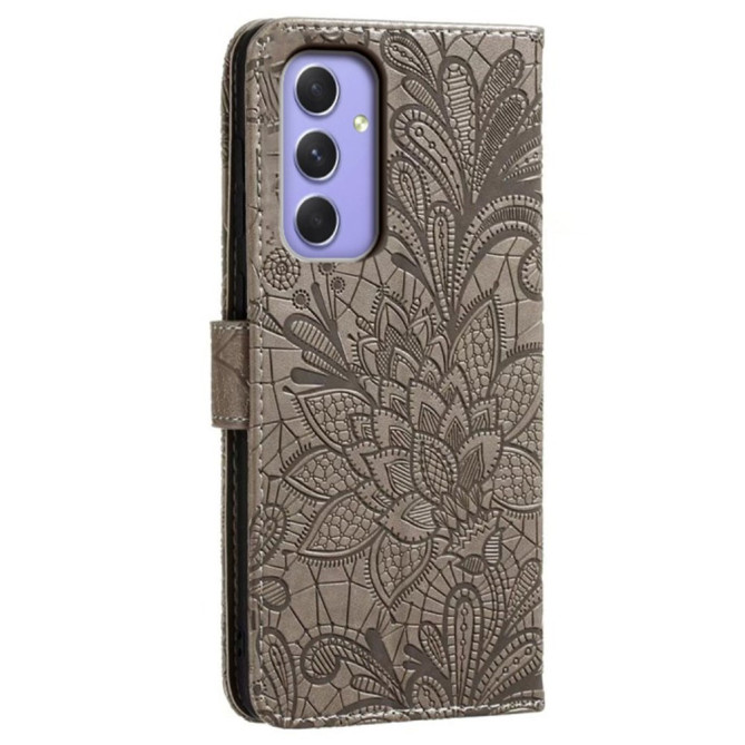 Housse Samsung Galaxy A37 Dentelle Fleurie Portefeuille