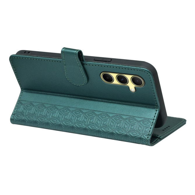 Housse Samsung Galaxy A37 Carreaux Portefeuille