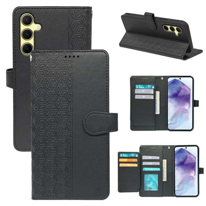 Housse Samsung Galaxy A37 Carreaux Portefeuille