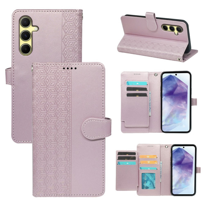 Housse Samsung Galaxy A37 Carreaux Portefeuille