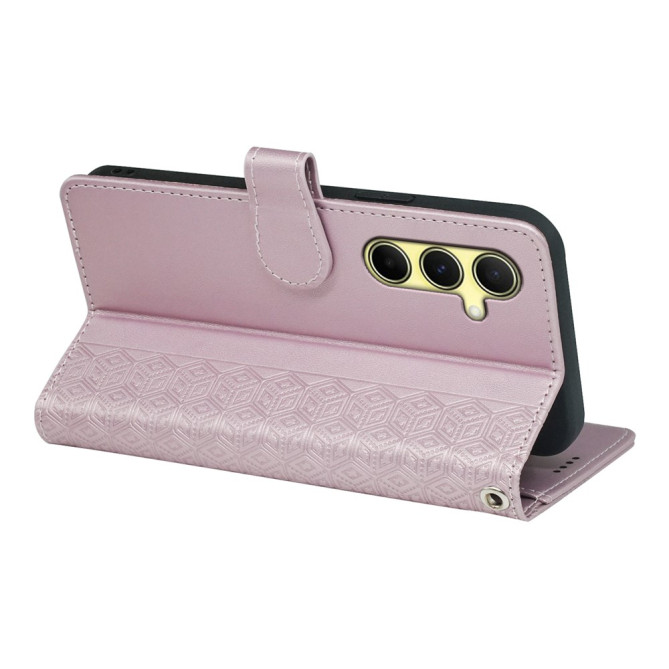 Housse Samsung Galaxy A37 Carreaux Portefeuille