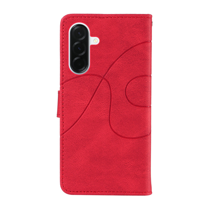 Housse Samsung Galaxy A37 Portefeuille Support Lignes Courbes