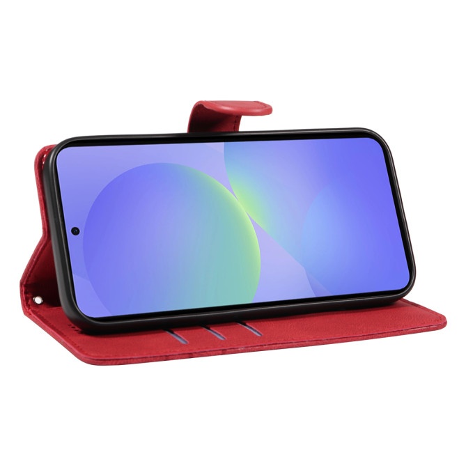 Housse Samsung Galaxy A37 Portefeuille Support Lignes Courbes