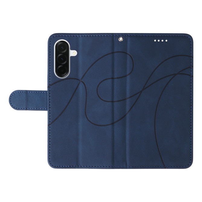 Housse Samsung Galaxy A37 Portefeuille Support Lignes Courbes