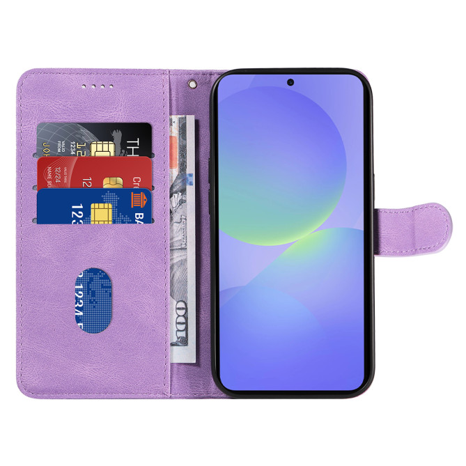 Housse Samsung Galaxy A37 Portefeuille Support Lignes Courbes