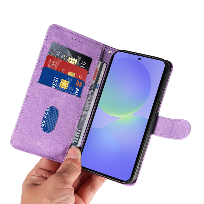 Housse Samsung Galaxy A37 Portefeuille Support Lignes Courbes