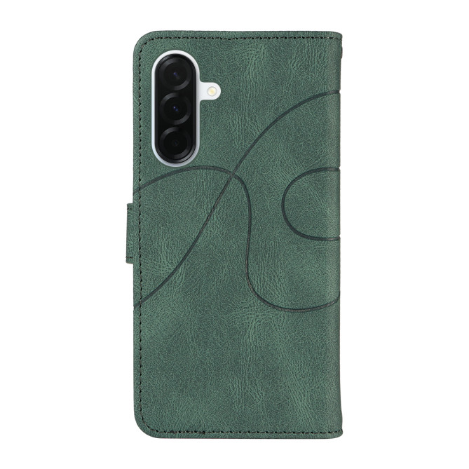 Housse Samsung Galaxy A37 Portefeuille Support Lignes Courbes