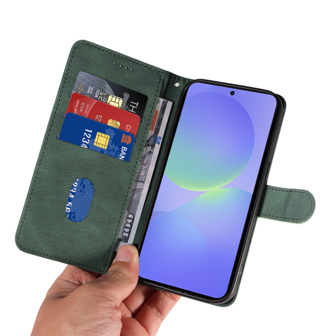 Housse Samsung Galaxy A37 Portefeuille Support Lignes Courbes