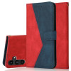 Housse Samsung Galaxy A37 Red  /  Blue Portefeuille Support Dragonne