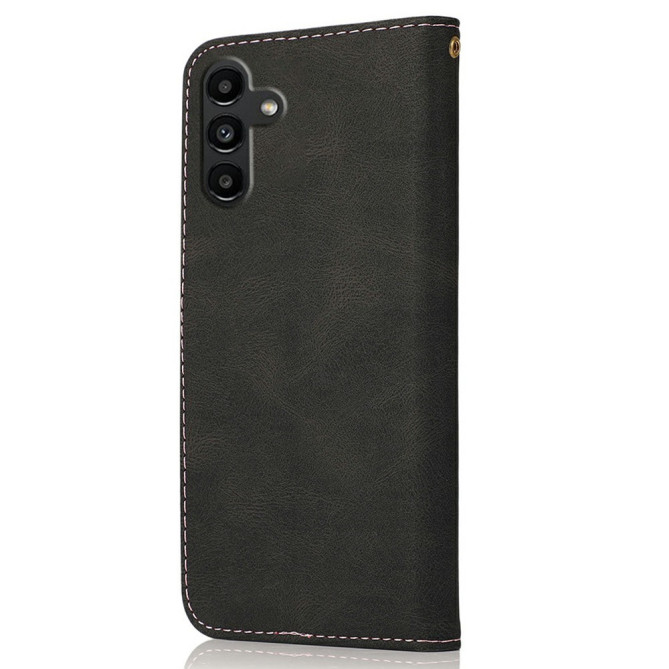 Housse Samsung Galaxy A37 Black  /  Rose Gold Portefeuille Support Dragonne