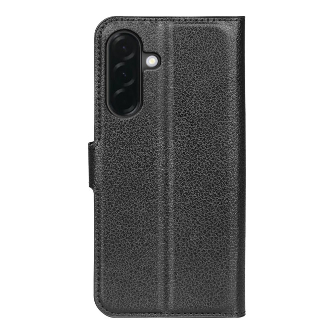 Housse Samsung Galaxy A37 Portefeuille Support Litchi