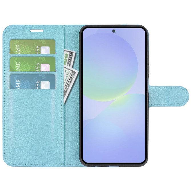 Housse Samsung Galaxy A37 Portefeuille Support Litchi