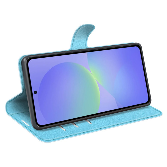 Housse Samsung Galaxy A37 Portefeuille Support Litchi