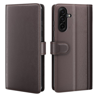 Housse Samsung Galaxy A37 Portefeuille Support Cuir Véritable