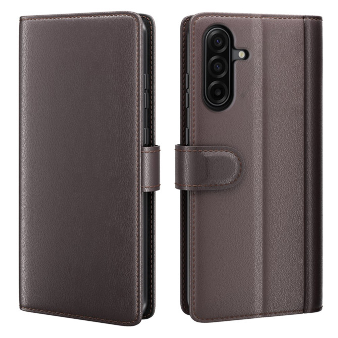 Housse Samsung Galaxy A37 Portefeuille Support Cuir Véritable