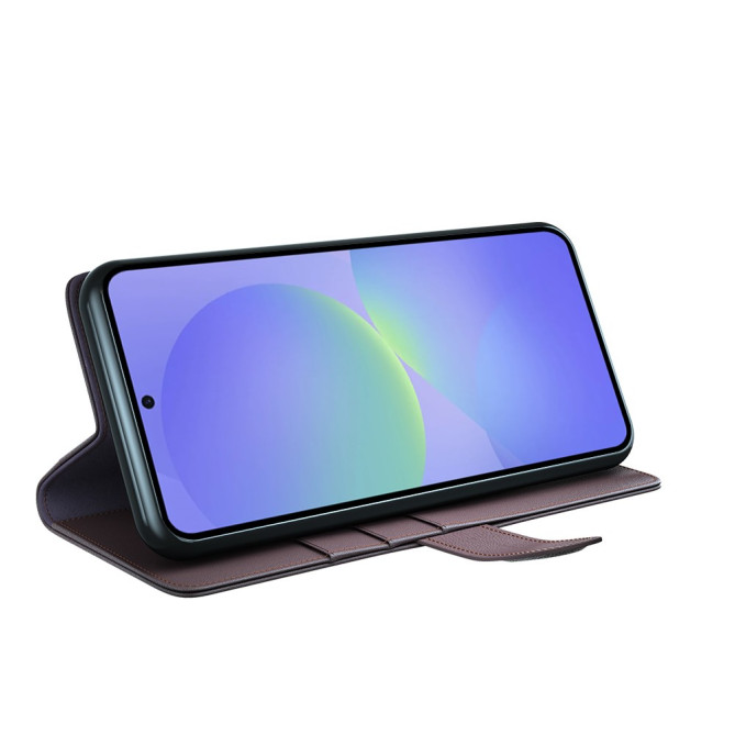 Housse Samsung Galaxy A37 Portefeuille Support Cuir Véritable