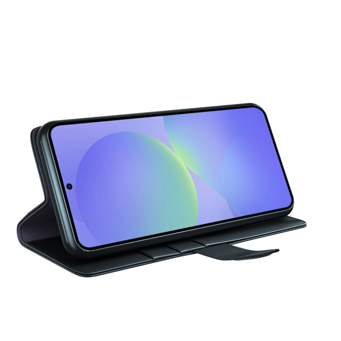 Housse Samsung Galaxy A37 Portefeuille Support Cuir Véritable