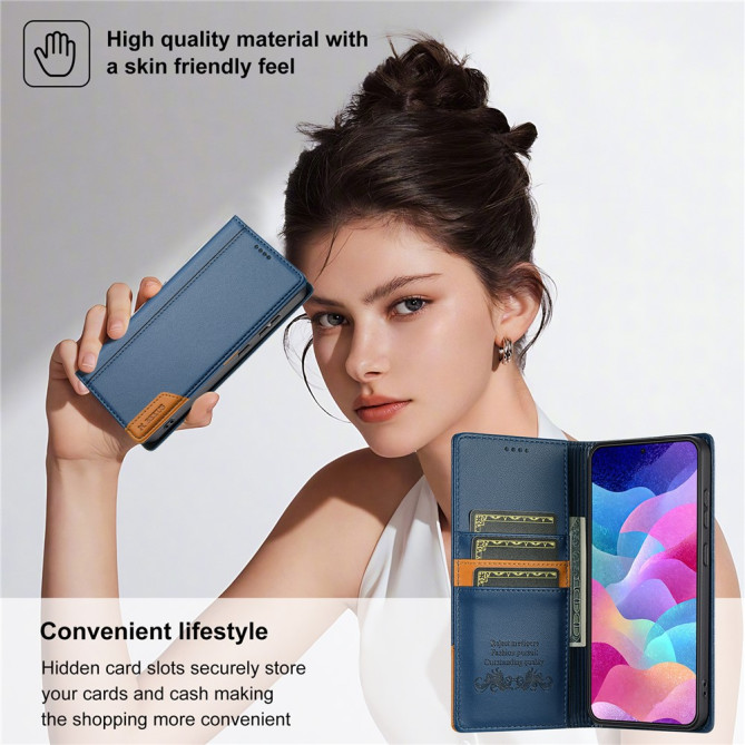 Housse Samsung Galaxy A37 N.BEKUS Portefeuille RFID