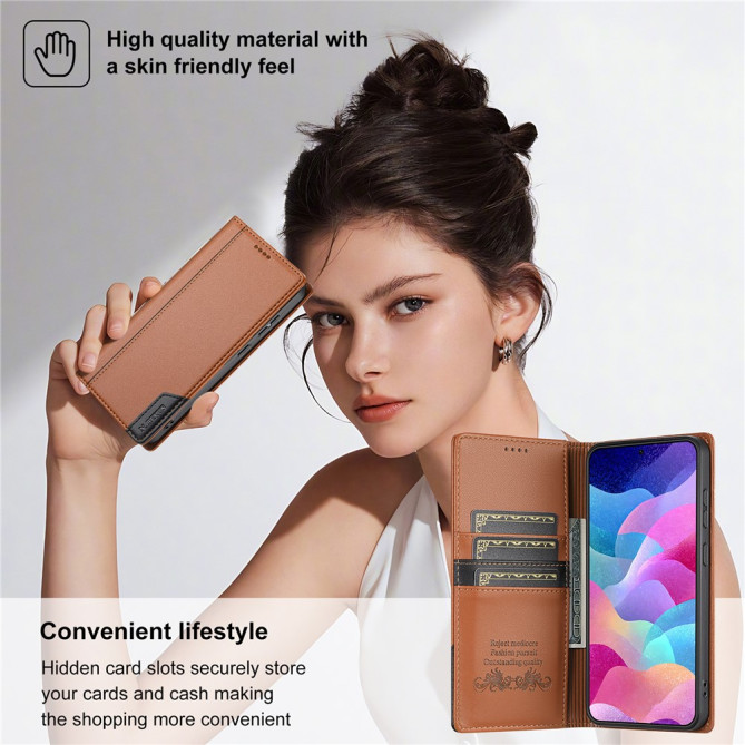 Housse Samsung Galaxy A37 N.BEKUS Portefeuille RFID