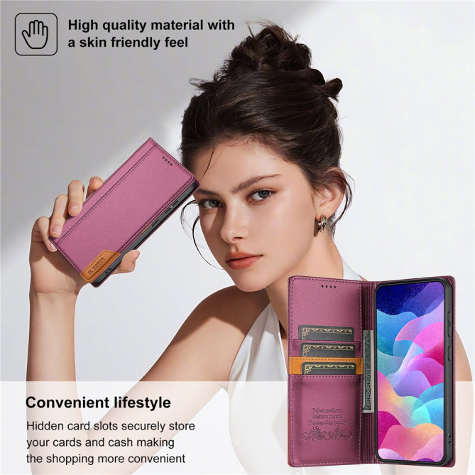 Housse Samsung Galaxy A37 N.BEKUS Portefeuille RFID