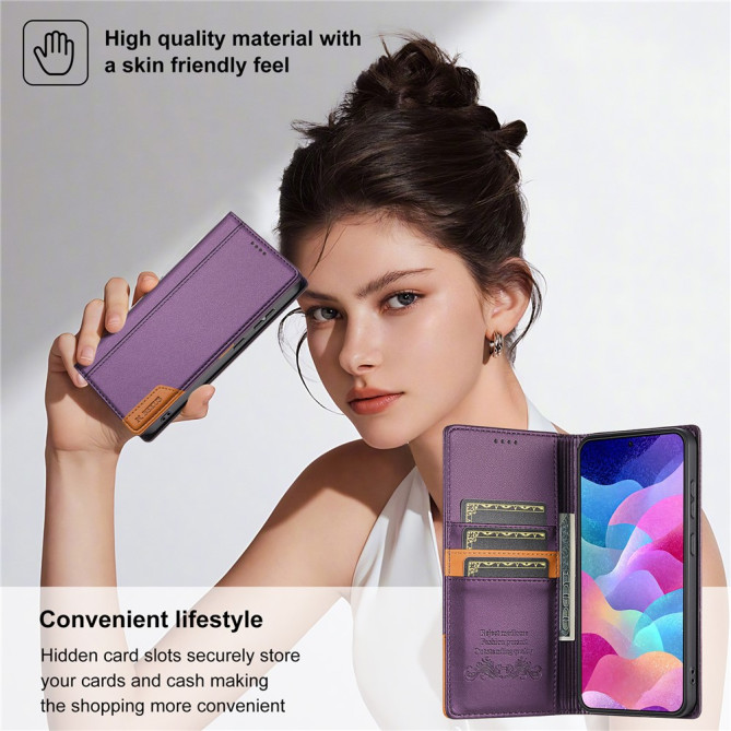 Housse Samsung Galaxy A37 N.BEKUS Portefeuille RFID