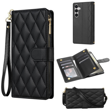 Housse Samsung Galaxy A37 Losange Portefeuille Dragonne BRIA