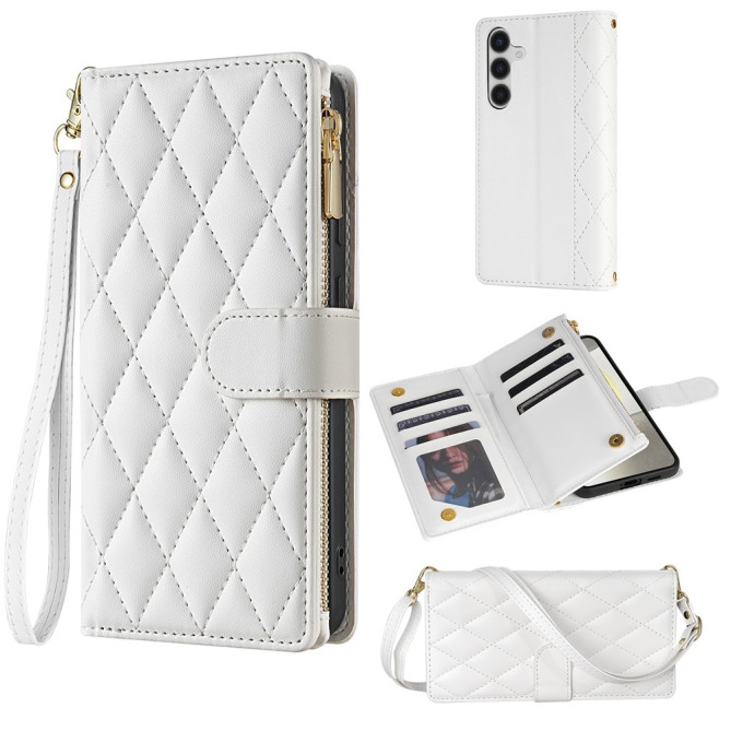 Housse Samsung Galaxy A37 Losange Portefeuille Dragonne BRIA