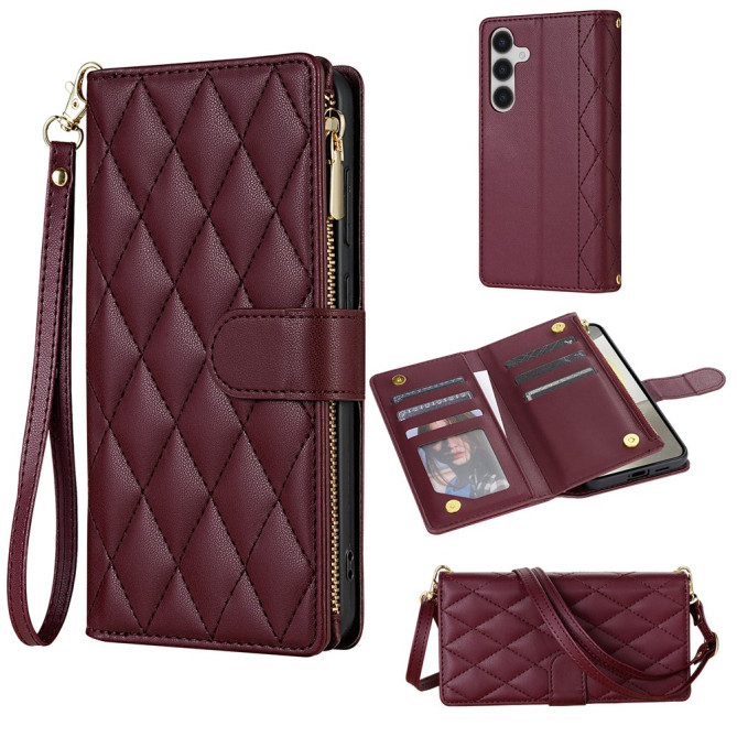 Housse Samsung Galaxy A37 Losange Portefeuille Dragonne BRIA