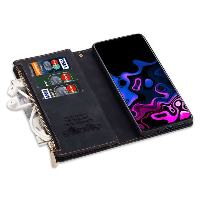 Housse Samsung Galaxy A37 Portefeuille Support Bicolore ALBA