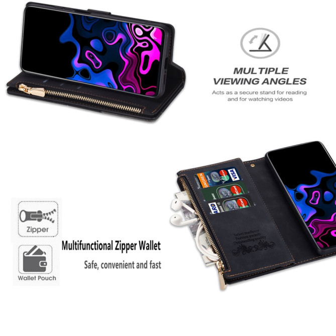 Housse Samsung Galaxy A37 Portefeuille Support Bicolore ALBA