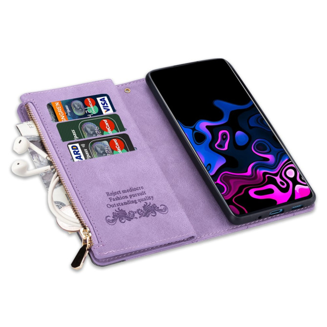 Housse Samsung Galaxy A37 Portefeuille Support Bicolore ALBA