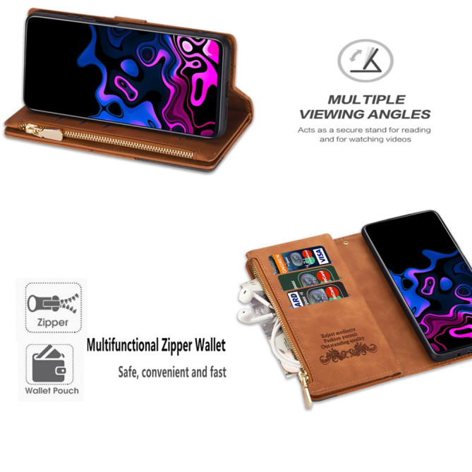 Housse Samsung Galaxy A37 Portefeuille Support Bicolore ALBA