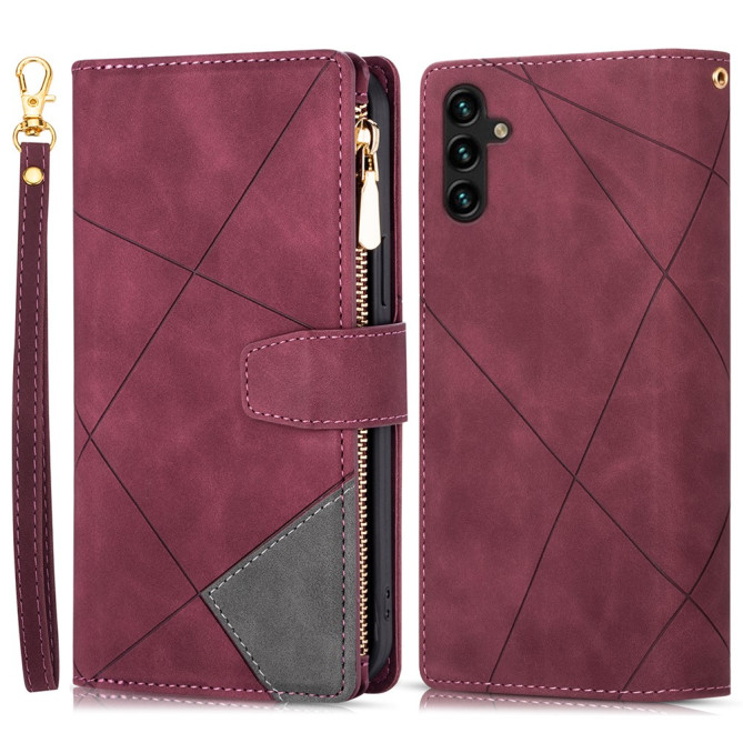 Housse Samsung Galaxy A37 Portefeuille Support Bicolore ALBA