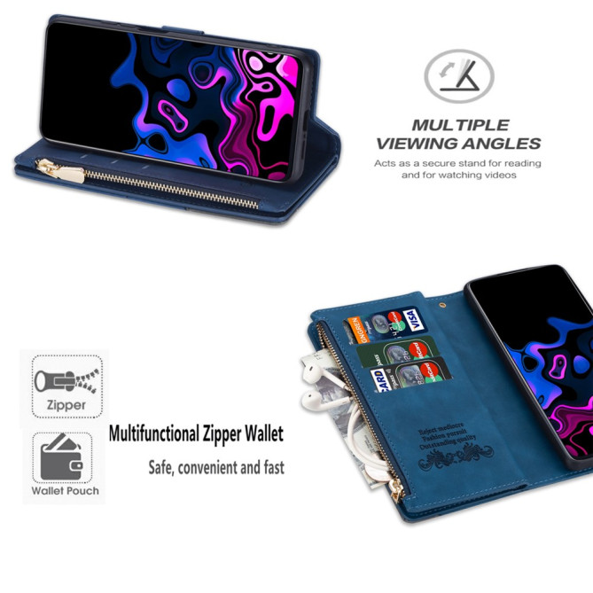 Housse Samsung Galaxy A37 Portefeuille Support Bicolore ALBA