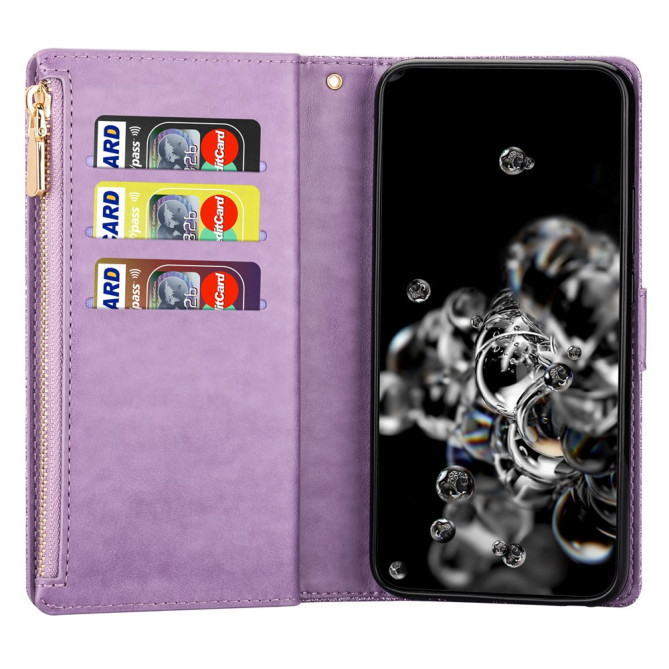 Housse Samsung Galaxy A37 Ciel Étoilé Gravé Portefeuille Dragonne