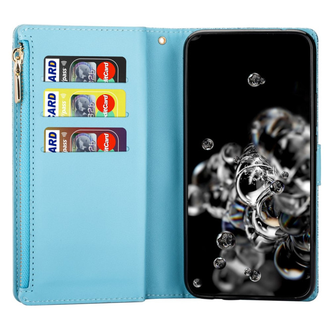 Housse Samsung Galaxy A37 Ciel Étoilé Gravé Portefeuille Dragonne