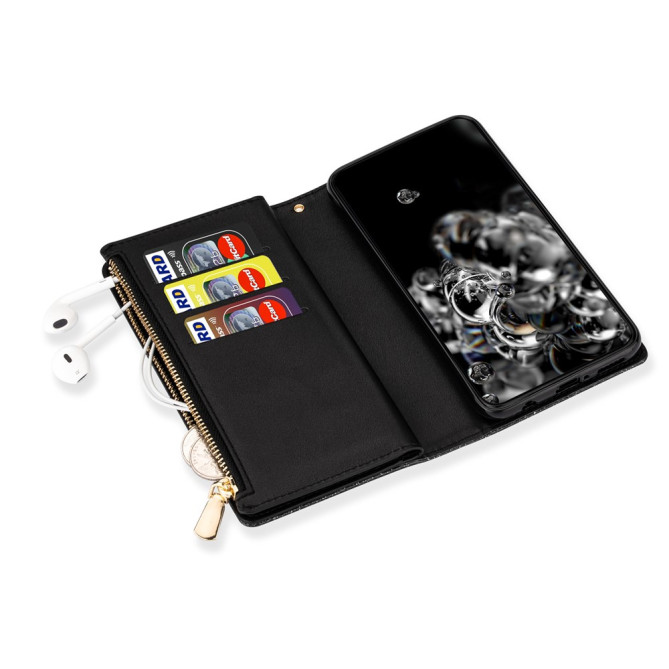 Housse Samsung Galaxy A37 Ciel Étoilé Gravé Portefeuille Dragonne