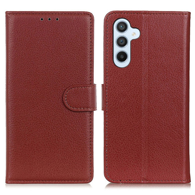 Housse Samsung Galaxy A37 Portefeuille Litchi