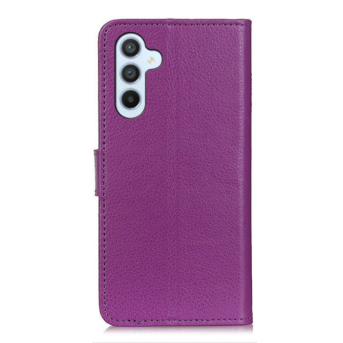 Housse Samsung Galaxy A37 Portefeuille Litchi